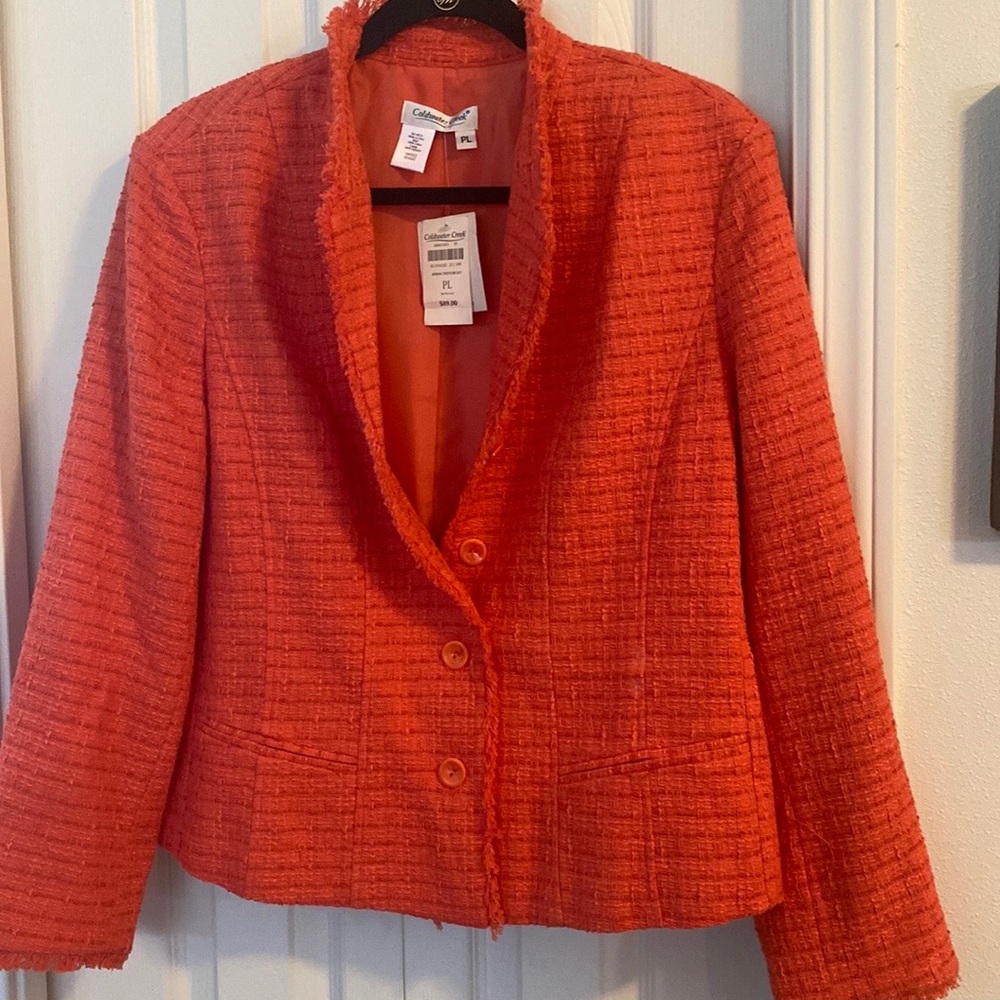 Coldwater Creek Frayed-edge Jacket